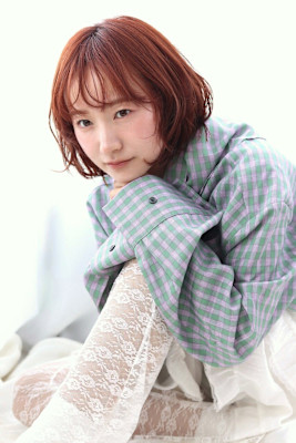 20代30代40代 レイヤーボブ 小顔ヘア ダブルカラー