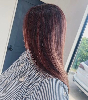 髪質改善トリートメントハイライトカラー