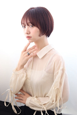 20代30代40代 くびれ丸みショートボブ