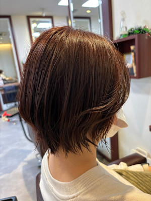 ショートボブ/イルミナカラー/髪質改善/川越/川越駅