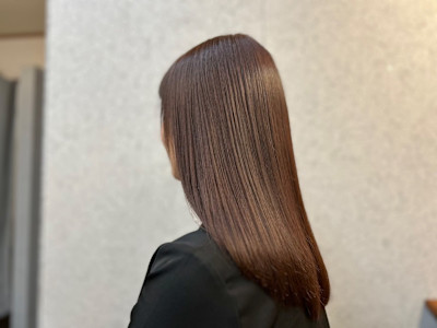 ツヤ感美髪ストレート