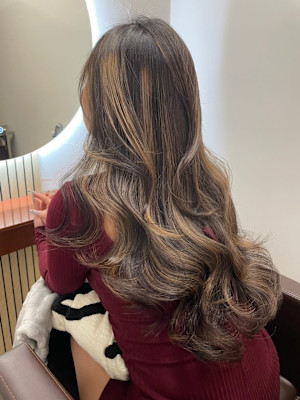  『ROW町田』ニュアンス巻き×ハイライト