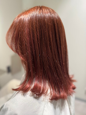 アプリコットカラー×ミディアム 『銀座/個室』