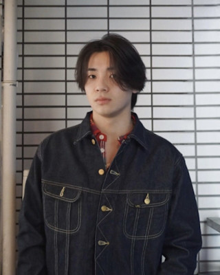 【かきあげバング×センターパート】サラっと抜け感ヘア