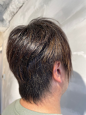 メンズ ポイント縮毛矯正