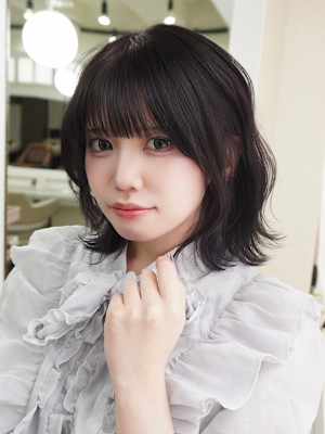 ショート/ショートボブ/ボブ/ラベンダー/レイヤーカット