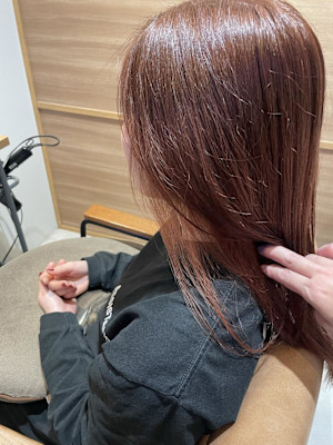 ピンクhair×インナーpink