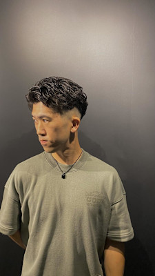 フェード×パーマ