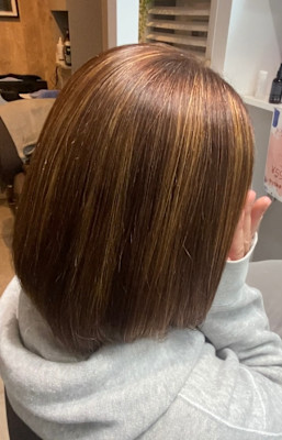 縮毛矯正で艶艶〜