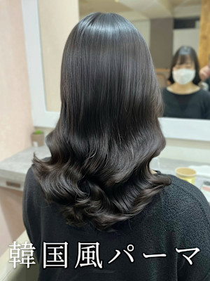 #韓国風パーマ #コテ巻き風パーマ #ロングパーマ #パーマ