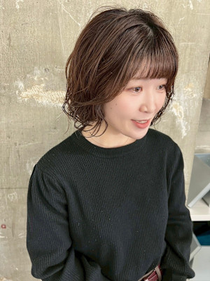 ミディアム柔らかパーマ