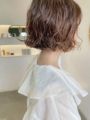 ボブパーマ・柔らかかわいい