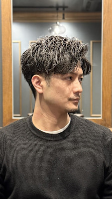 色気パーマヘア