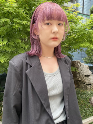 寒色！ピンクカラー！