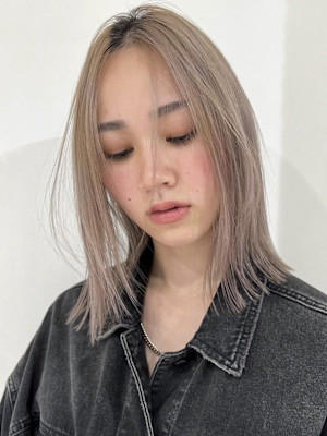 まろやかミルクティー　× レイヤーカット