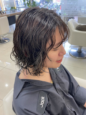 ［風花］Bob nuance perm