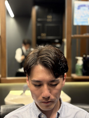 ビジネスウェーブパーマ