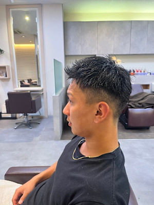 フェード風ベリーショート/川越/川越駅