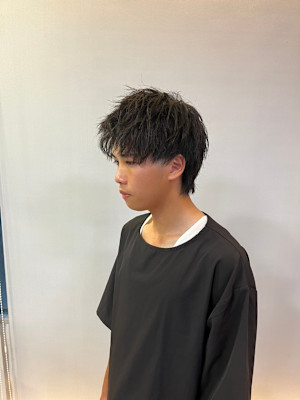 ウルフ風メンズショート