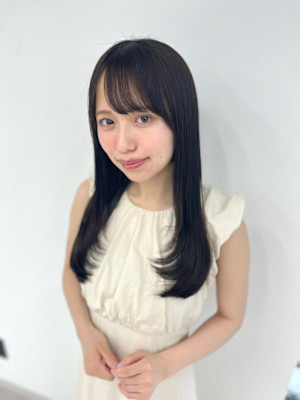 Mako レイヤーカット チョコレートブラウン 髪質改善