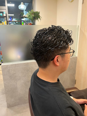 毛流れスパイラルパーマ