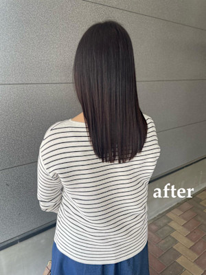 『髪質改善ストレート』