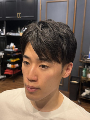 ツーブロショート