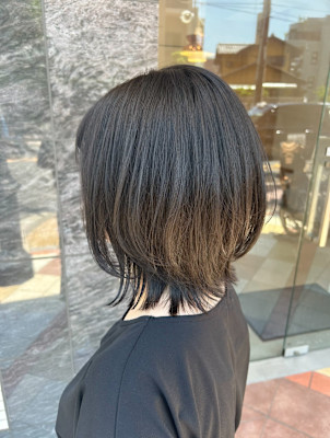 アッシュグレー×ボブレイヤー