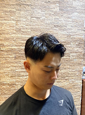 銀座 理容室 フェード