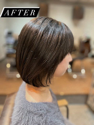 肩につくかつかないかでも雰囲気が全然変わりますね！！