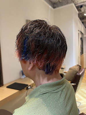 夏のインナーカラー