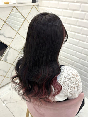 最強かわいいブラック×インナーピンク＊まゆ