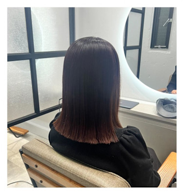 切りっぱなしボブ