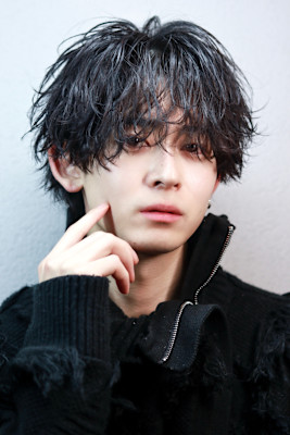 無造作シースルーマッシュ