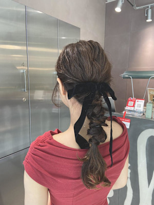特別な日のヘアセット