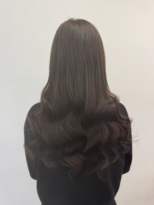 ダークブラウンで大人ロング♪