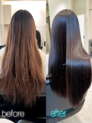酸性ストレート/縮毛矯正/髪質改善