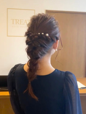 およばれアップスタイル♪