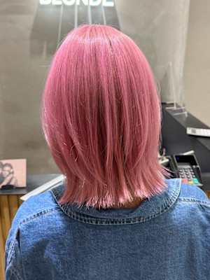 ピンク/ピンク系カラー/プチウルフ/ボブレイヤー