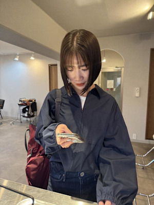 前髪ありの美シルエット艶ボブ