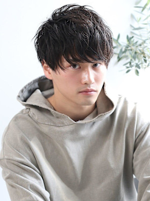 マッシュショートニュアンスカール