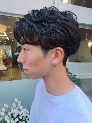 ナチュラルメンズパーマ