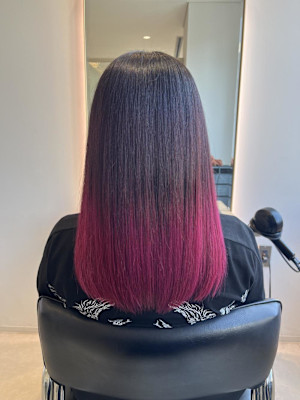 ピンクグラデーション