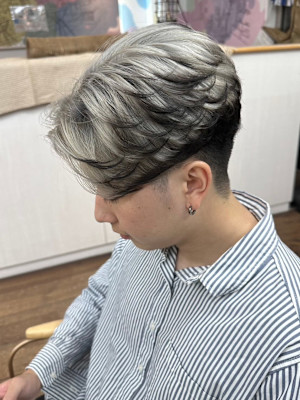 メンズパーマ×メンズブリーチ メンズヘアサロン YUIMAR