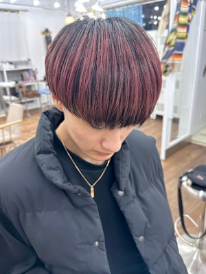 メンズパーマ×メンズブリーチ メンズヘアサロン YUIMAR