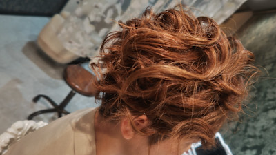 美髪工房「あの日みた夕陽のオレンジ」×スタイル