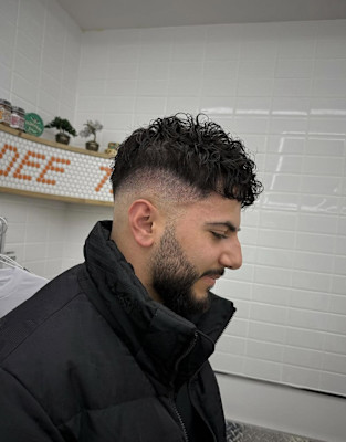 フェード×パーマ