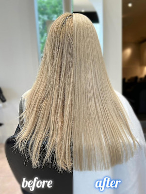 髪質改善ビフォーアフター