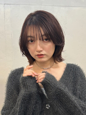 ピンクブラウン/ラベンダー/透明感