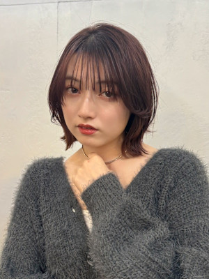 ピンクブラウン/ラベンダー/透明感